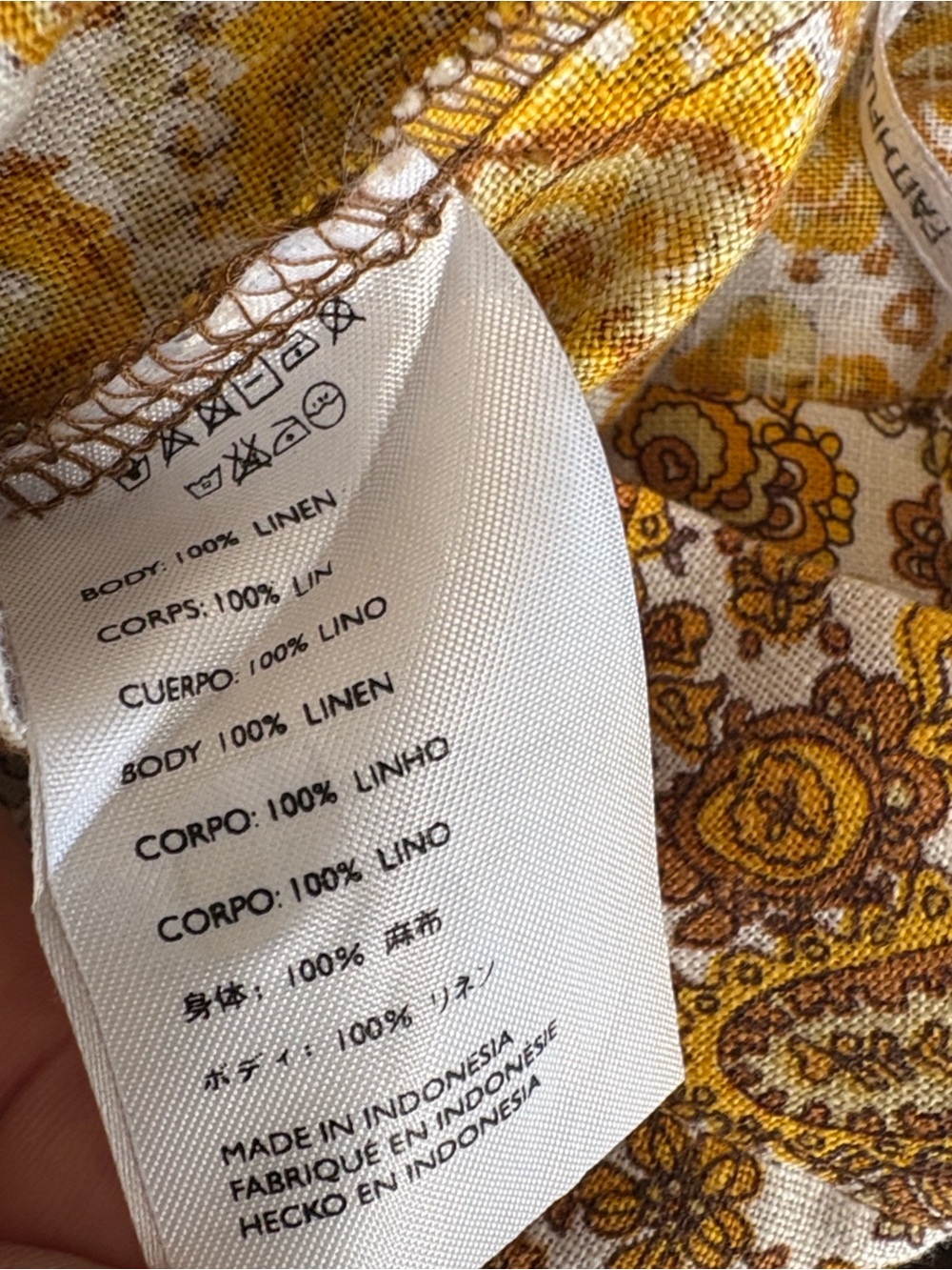 Faithfull the Brand
Manuela Paisley Linen
Palazzo Pants - Picture 9 of 11